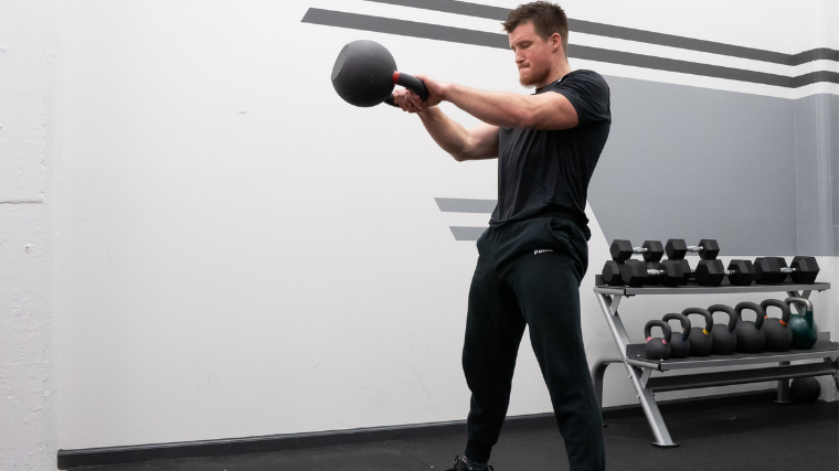 Double russian kettlebell discount swings