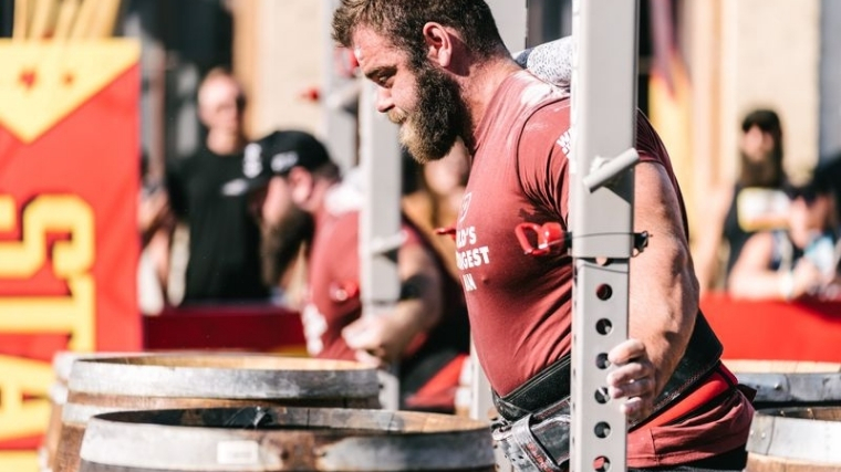 World's Strongest Man Yoke Walk