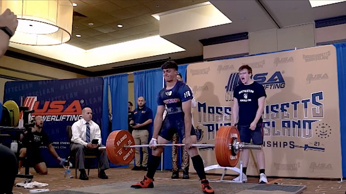 Powerlifter TJ Marrero (74KG) Sets New Teen (16-17) American Raw