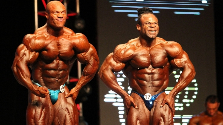 Kai Greene and Phil Heath