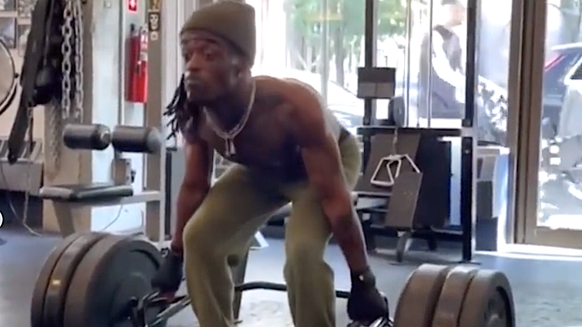 Rapper Action Bronson Does Deadlifts With Strongman Martins Licis