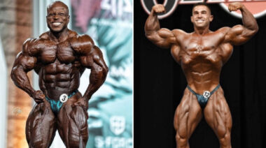 Bodybuilders Shaun Clarida and Derek Lunsford