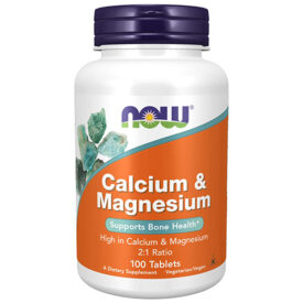 NOW Supplements Calcium + Magnesium