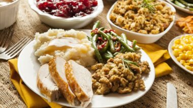 Thanksgiving plate