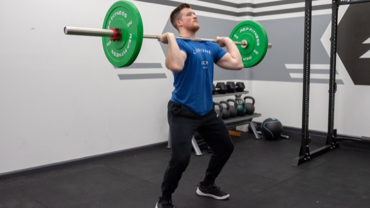 front squat drive