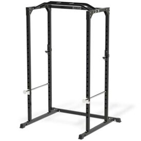 Fitness Reality Squat Rack Combo with Lat Pull-Down and Cable Cross Over  Attachment