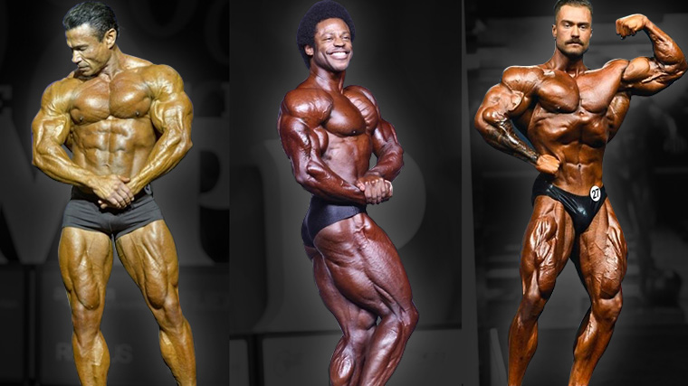 Classic Physique Olympia winners, Danny Hester, Breon Ansley, and Chris Bumstead