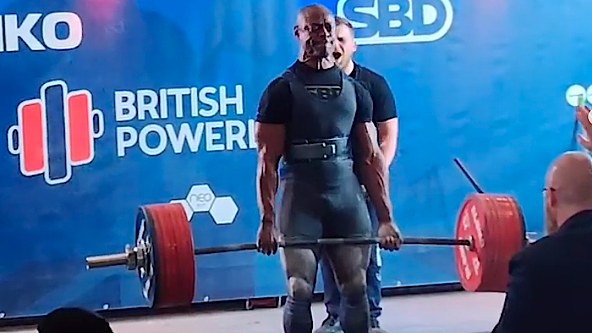 51-Year-Old Powerlifter Sam Watt (105KG) Sets New British Raw Total Record of 887.5 Kilograms (1,956.6 Pounds) BarBend