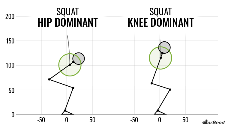 🤔 Squats would include ______ of the hip and ______ of the knee