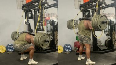 Ray Williams Squatting 775 Pounds using a Kabuki Strength Transformer Bar