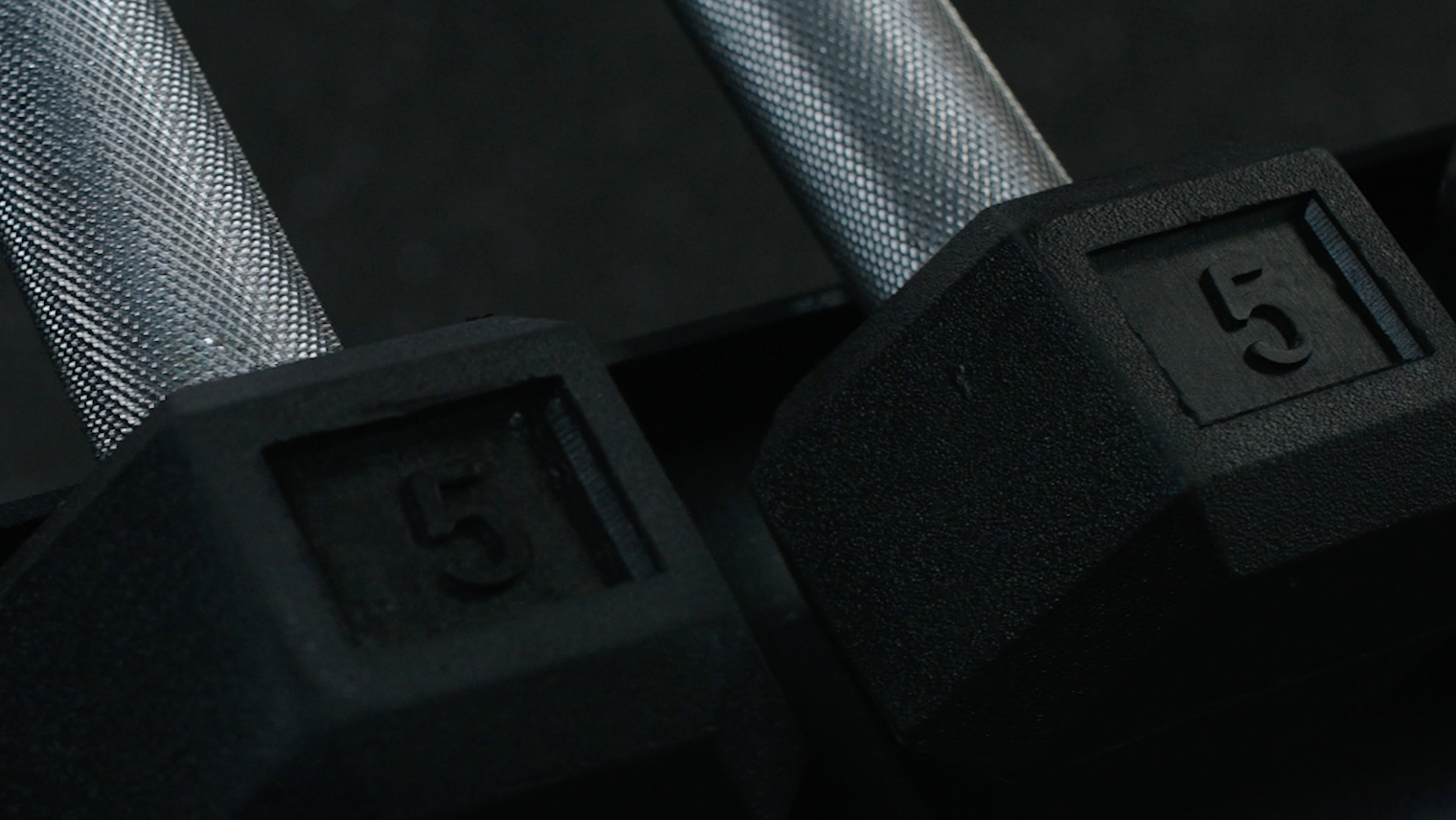 Rubber on REP Hex Dumbbells