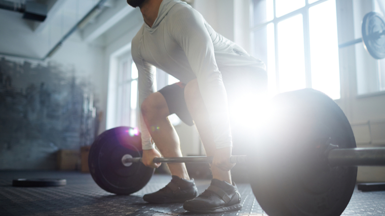 clean deadlift setup