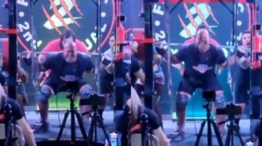Powerlifter Nick Best Squats Over-50 World Record