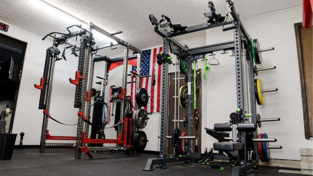 home gym squat racks 