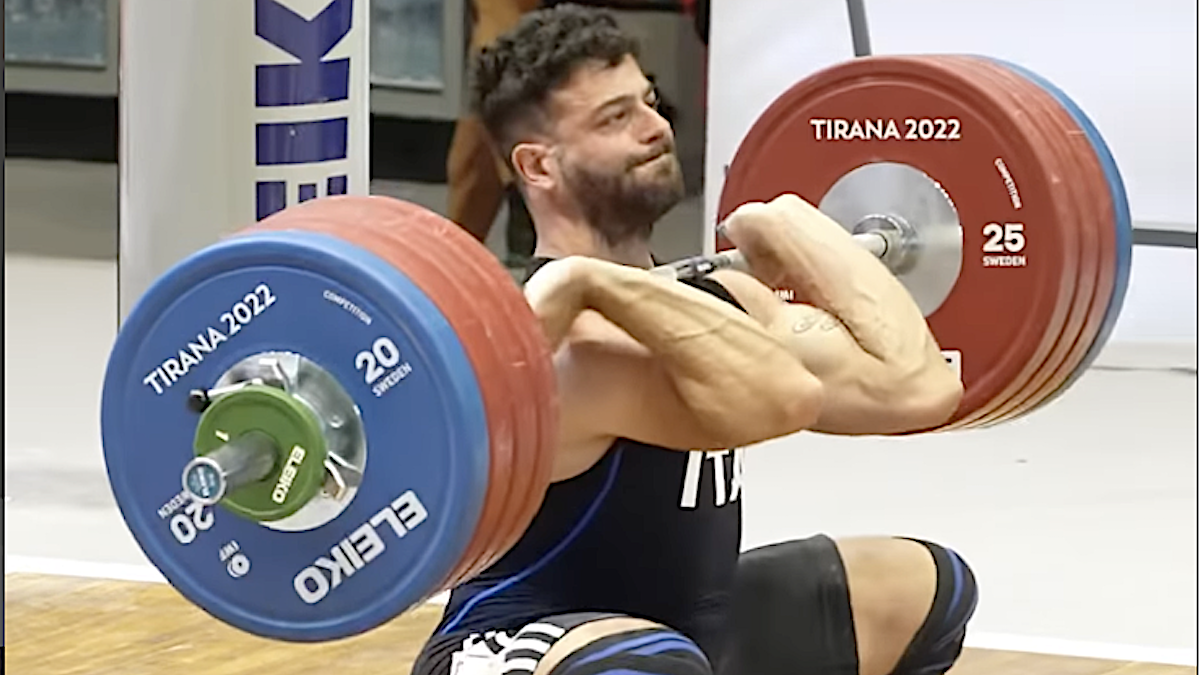 Antonino Pizzolato (89KG) Sets Clean and Jerk and Total World Records at 2022 European Weightlifting Championships BarBend