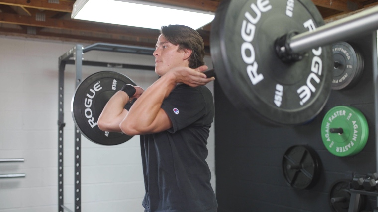 Jake Power Cleaning with the Rogue Echo Bumper Plates