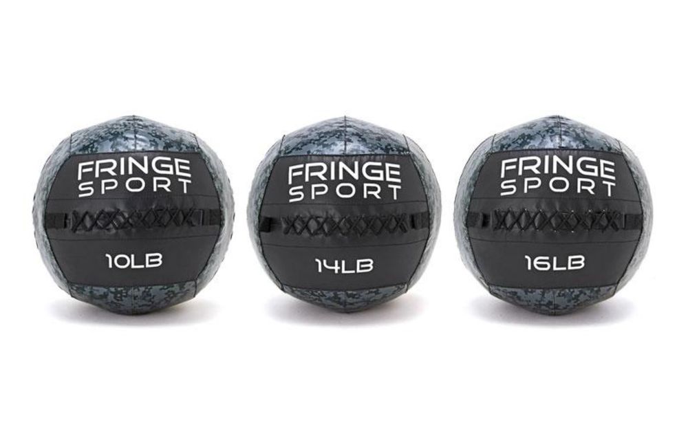 Fringe Sport medicine balls white background
