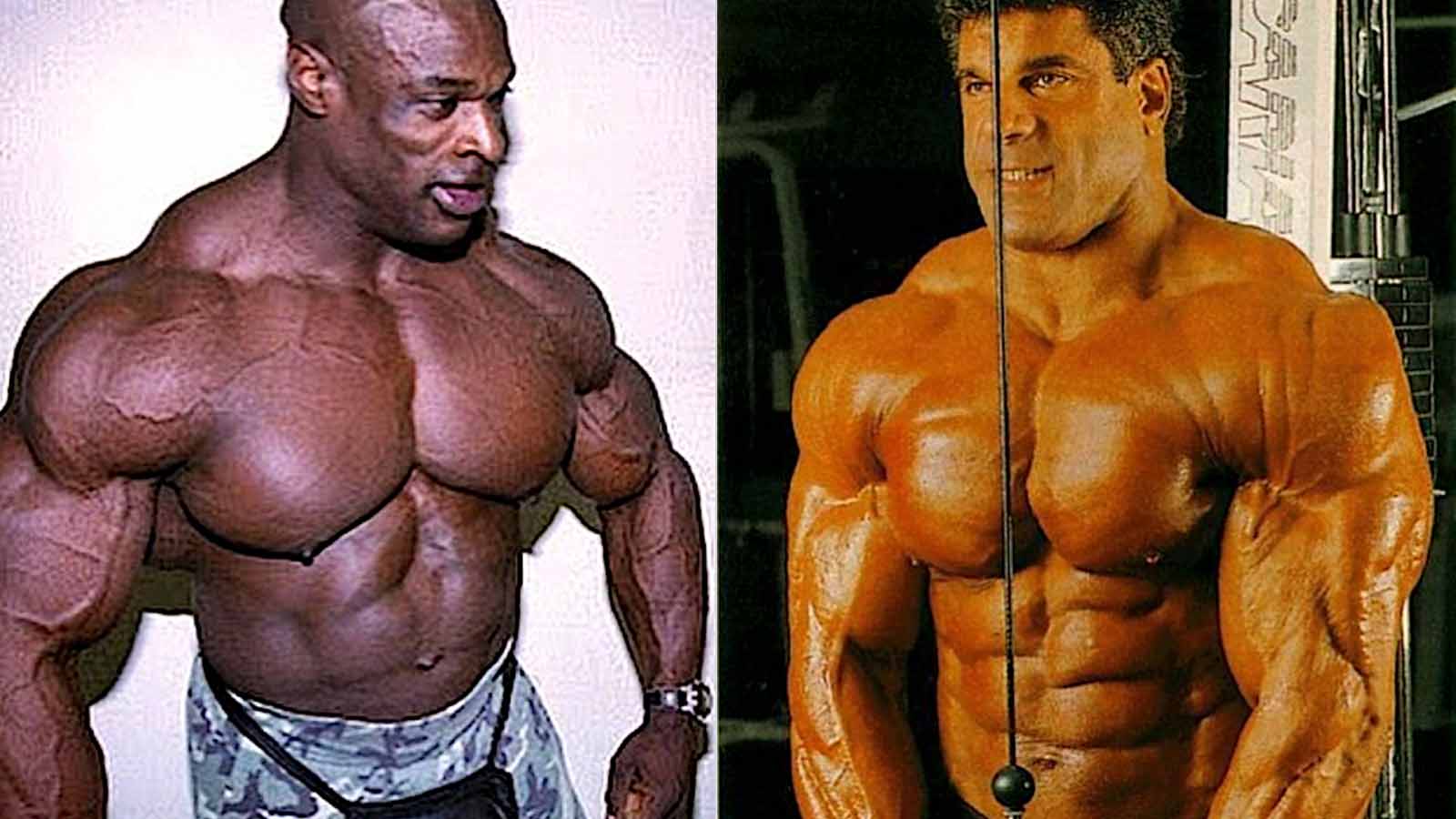 8 Lou Ferrigno and Ronnie Coleman