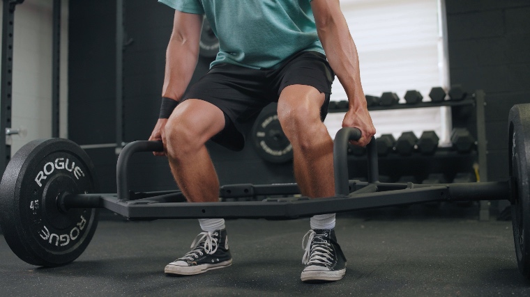 Jake Deadlifting with the Rogue TB-2