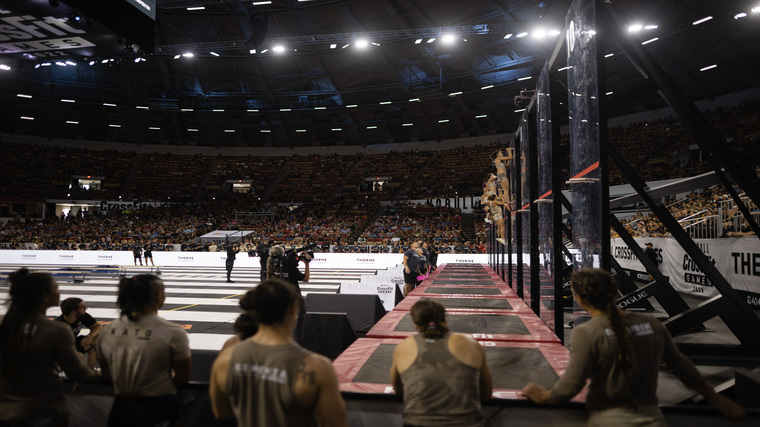 The floor is set for competition in Madison.