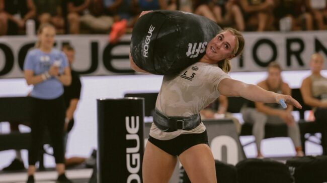 Brooke Wells at the 2022 CrossFit Games