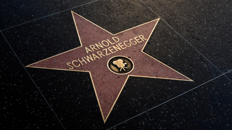 Arnold Schwarzenegger's star on Hollywood Boulevard
