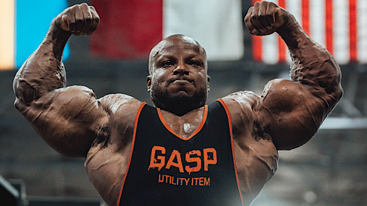 Bodybuilder Shaun Clarida Shows Off His Extremely Pumped-Up Arms