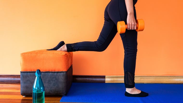 bulgarian split squat set up 