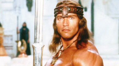 Arnold Schwarzenegger as Conan the BarBarian.