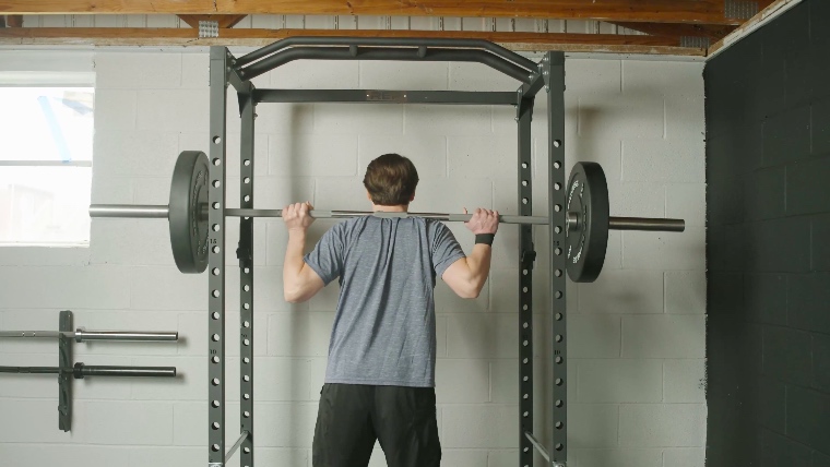 Jake tests the REP Fitness PR-1100 rack