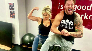 WWE Superstars Karrion Kross and Scarlett