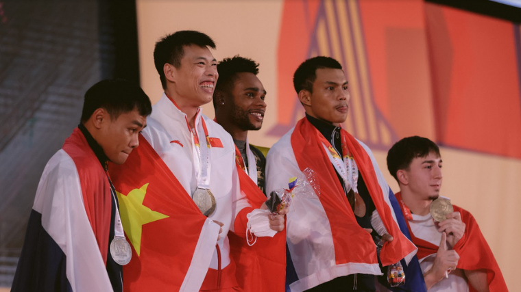 67-Kilogram Medalists at 2022 World Weightlifting Championships