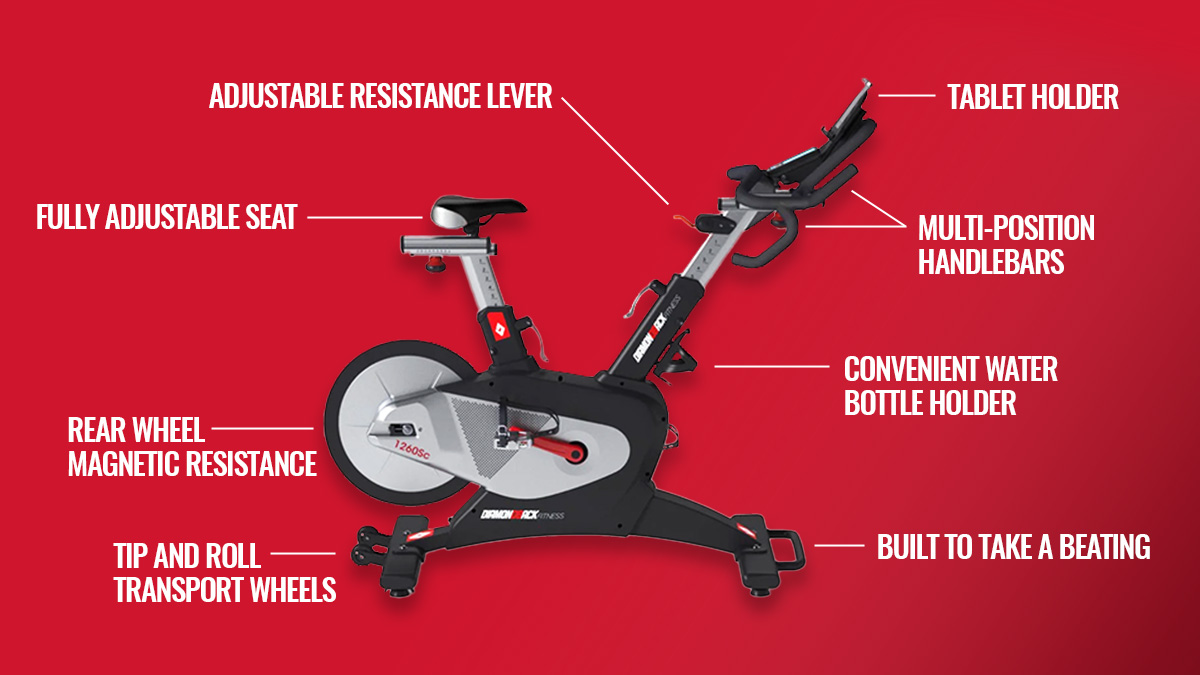 Diamondback Fitness 1260sc Rear Wheel Studio Cycle