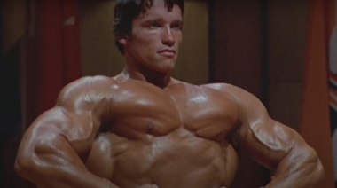 Bodybuilder Arnold Schwarzenegger