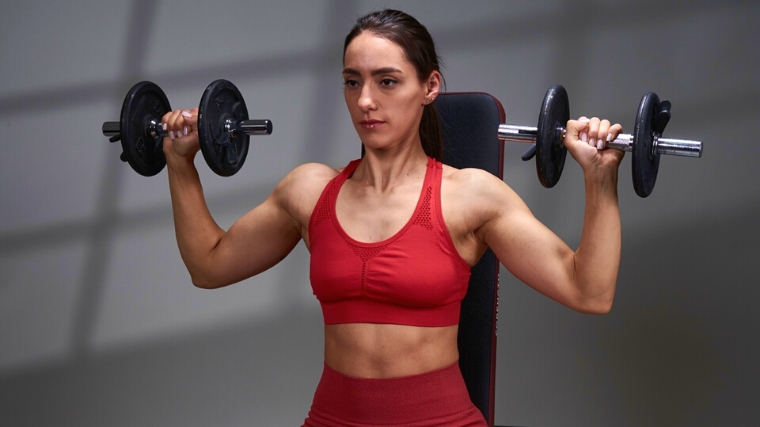 shoulder press muscles