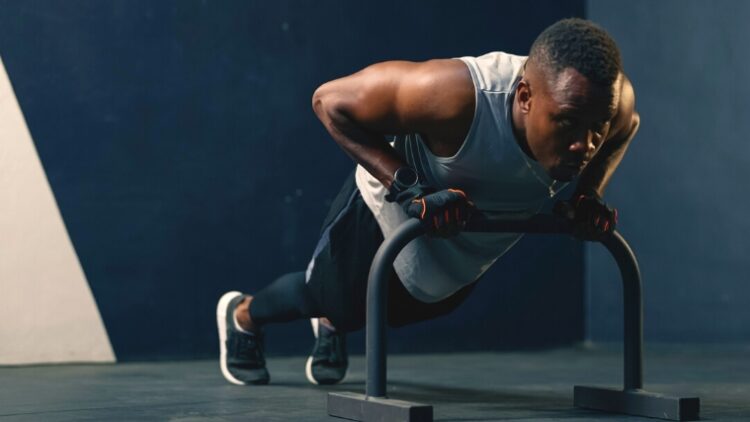  A person working out