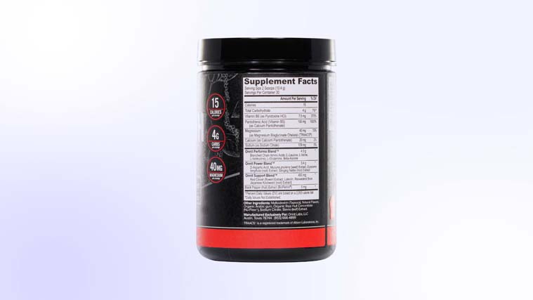Onnit Total Strength + Performance Supplement Facts