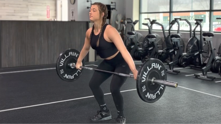 High Hang Snatch Position