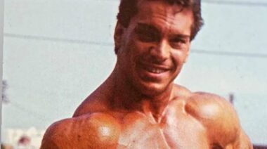 A close-up headshot of Bodybuilder Rich Gaspari