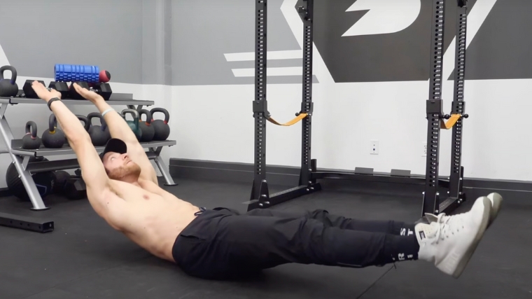 Hollow Body Crunches 