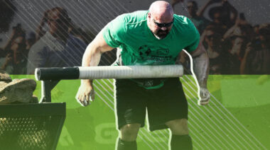 2023 World’s Strongest Man Event Four “Conan’s Wheel” Results Brian Shaw BarBend Featured Image