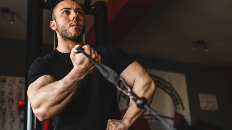 Single arm seated online row