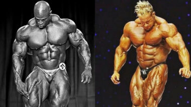 Ronnie Coleman and Jay Cutler