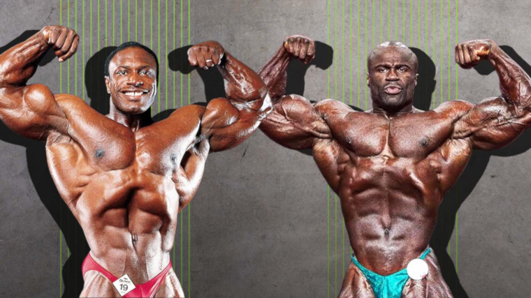 Bodybuilders Lee Haney and Samson Dauda