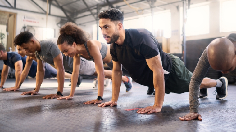 Push up plank discount jack