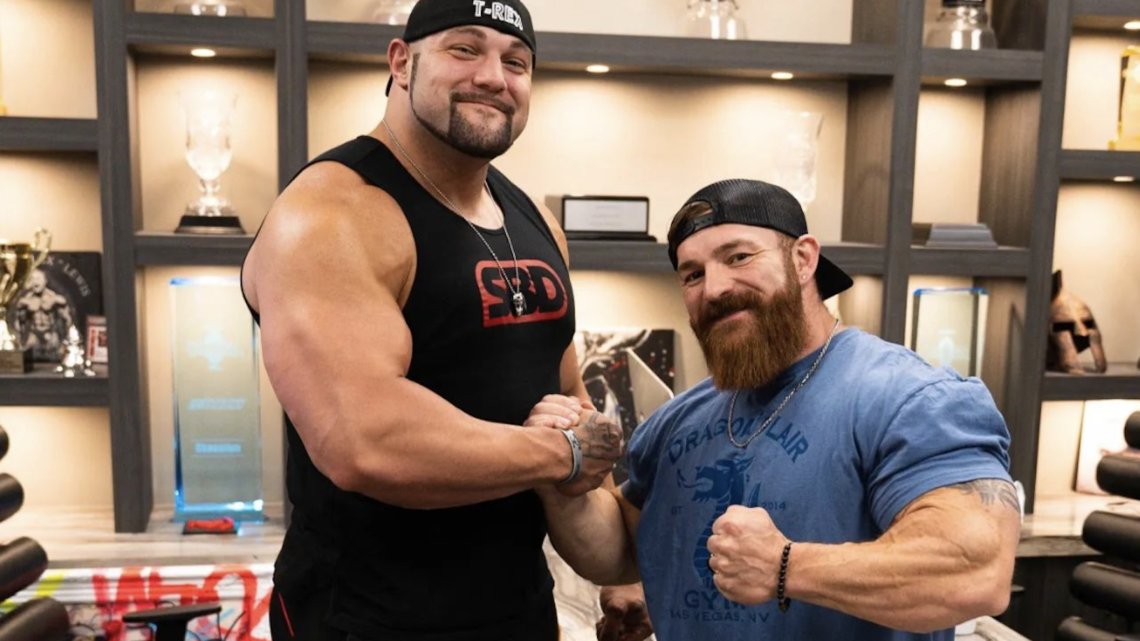 Take a tour of Flex Lewis' Dragon's Lair Gym in Vegas