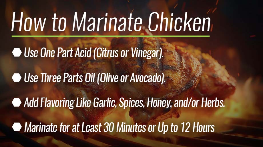 How to marinate grilled chicken guide