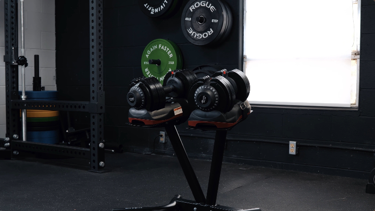 Ativafit Adjustable Dumbbells with the Cradles and Stand