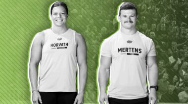 Horvath Mertens CrossFit 2023 Event 5 Ski Erg winners