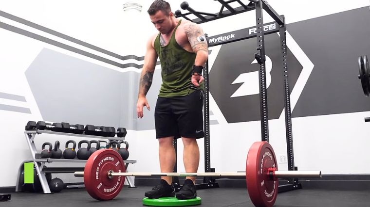 The best cue I learned to start treating the deadlift as more of a pus